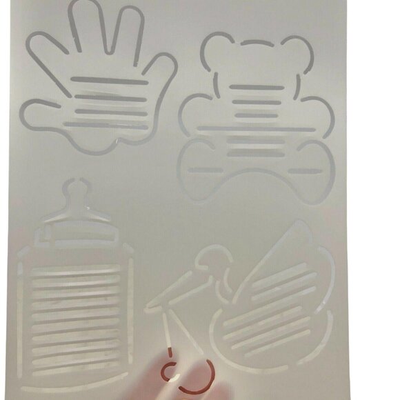 Set Of 10 Doodling Templates For Crafts & Scrapbooking - Picture 5 of 9